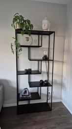 Zwarte vakkenkast, Huis en Inrichting, Ophalen, 25 tot 50 cm, Minder dan 150 cm