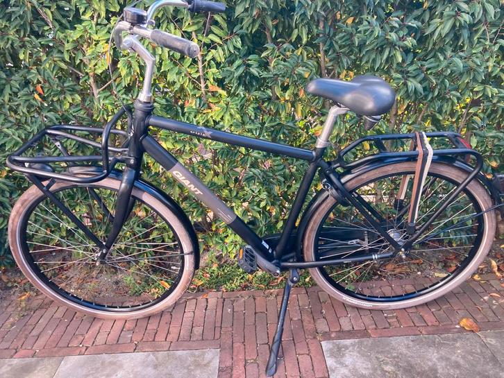 Matzwarte Giant Triple X, 3V, 28inch, FM 56cm, alu frame, Fietsen en Brommers, Fietsen | Heren | Herenfietsen, Giant, 53 tot 57 cm