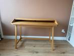 Bureau 120x50 in eikenhout (merk: Sklum), Huis en Inrichting, Bureaus, Ophalen, Zo goed als nieuw