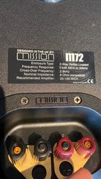 Mission luidsprekersM72, Zo goed als nieuw, 60 tot 120 watt, Front, Rear of Stereo speakers, Ophalen