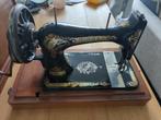 Zwarte antieke Singer naaimachine, Antiek en Kunst, Antiek | Naaimachines, Ophalen of Verzenden