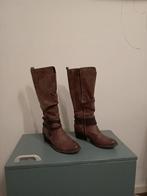 bruine hoge dameslaarzen/ cowboylaarzen kleine maat 40, Kleding | Dames, Schoenen, Hoge laarzen, Bruin, Ophalen of Verzenden, Zo goed als nieuw