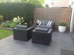 Robuuste louncheset met dikke stevige kussens, zit 15 cm, ., Ophalen, 4 zitplaatsen, Gebruikt, Bank