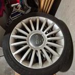 Originele Fiat 500 4 stuk velgen en banden, Ophalen, Gebruikt
