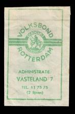 suikerzakje 308 Volksbond Rotterdam Vasteland 7, Nederland, Ophalen of Verzenden