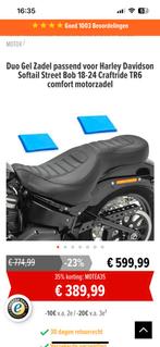 Duo Zadel ( met Gel zitcomfort)voor streetbob bj.20/24, Motoren, Ophalen of Verzenden