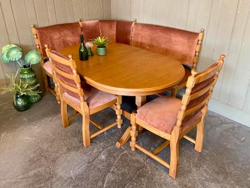 Echte Duitse eethoek Oostenrijkse hoekset zithoek bartafel beschikbaar voor biedingen