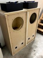 kasten + filters voor 15 inch Tannoys, evt met drivers, Ophalen, 120 watt of meer, Front, Rear of Stereo speakers, Overige merken