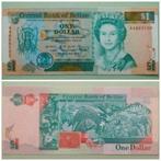 Belize 1 Dollar P-51 1990 UNC S/N AA865109, Postzegels en Munten, Bankbiljetten | Amerika, Los biljet, Verzenden, Midden-Amerika