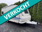 Hobby 540 UK Excellent Rondzit Treinzit Stapelbedden Voorten, Caravans en Kamperen, Hobby, 7 tot 8 meter, Bedrijf, Treinzit