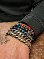 Buddha to buddha heren armband, Sieraden, Tassen en Uiterlijk, Armbanden, Ophalen, Zo goed als nieuw, Zilver, Zilver
