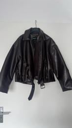 Bershka bomberjack leer, Ophalen of Verzenden, Zo goed als nieuw, Maat 38/40 (M), Bruin