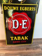 Emaille bord reclamebord Douwe Egberts Tabak, Verzamelen, Ophalen of Verzenden, Gebruikt, Reclamebord
