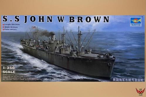 ROWASP | Trumpeter 1/350 S.S John W Brown, Hobby en Vrije tijd, Modelbouw | Boten en Schepen, Nieuw, 1:200 of kleiner, Overige merken