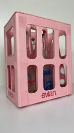 Roze kunststof Evian design krat, Gebruikt, Ophalen of Verzenden, Design