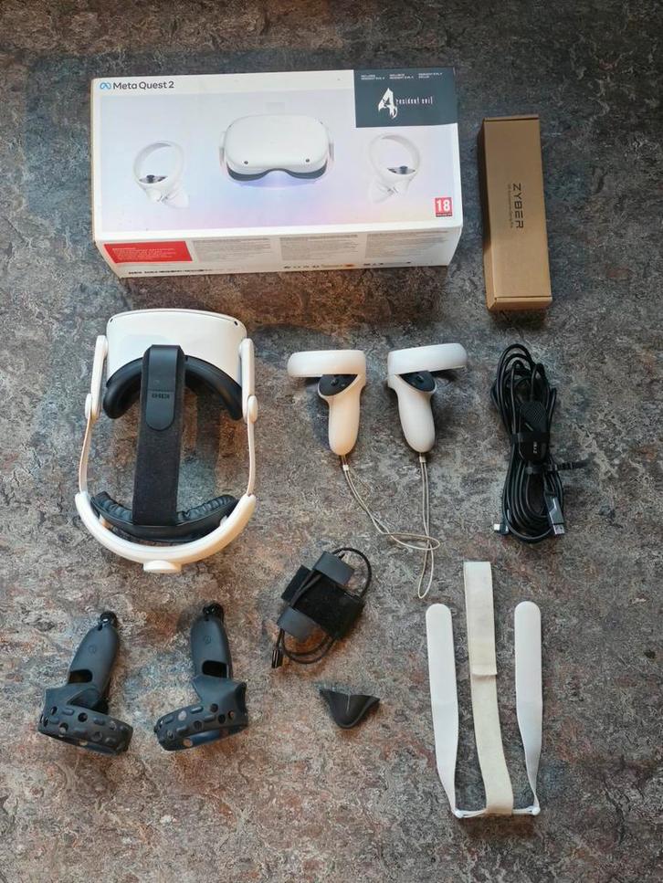 Meta Quest 2 VR Bril - Zo goed als nieuw!, Spelcomputers en Games, Virtual Reality, Zo goed als nieuw, Pc, VR-bril, Ophalen of Verzenden