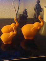 Trio Olifanten  terracotta, Ophalen of Verzenden, Zo goed als nieuw, Dier