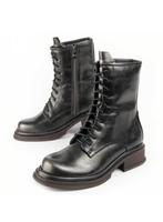 !! 🤎 Nieuwe Chunky Veterlaarzen 🖤 !!, Zwart, Nieuw, Ophalen of Verzenden, Lage of Enkellaarzen