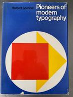 Herbert Spencer Pioneers of modern typography 1ST ED 1969, Boeken, Verzenden, Zo goed als nieuw, HERBERT SPENCER