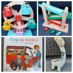 ( houten ) speelgoed set + gehaakte knuffel, Ophalen of Verzenden, Zo goed als nieuw, Jongen of Meisje