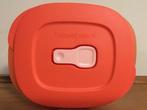 Tupperware Crystal Wave/Magnetronschaal 500ml Rood nieuw, Ophalen of Verzenden, Nieuw, Rood, Bak of Kom