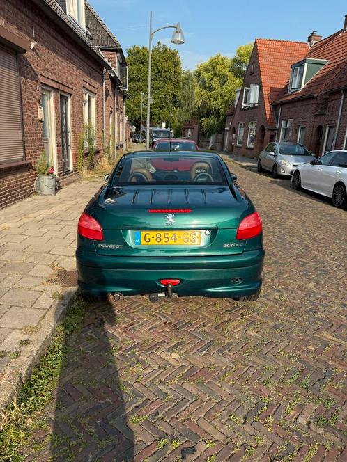 Peugeot 206 1.6 16V CC 2003 Groen km 132.000, Auto's, Peugeot, Particulier, Benzine, D, Cabriolet, Handgeschakeld, Geïmporteerd