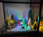 Compleet Kerstdorp op Canvas - Verlicht & Gedetailleerd!, Diversen, Kerst, Ophalen of Verzenden, Gebruikt