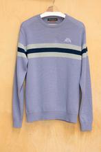 Kappa's Y2K paars lila wollen trui met streepjes XL, Kappa, Paars, Maat 46/48 (XL) of groter, Ophalen of Verzenden