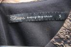 Jurk zwart/ brons Steps mt S Vaste prijs AANBIEDING, Kleding | Dames, Jurken, Zwart, Ophalen of Verzenden, Zo goed als nieuw, Steps