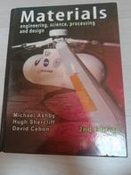 Materials engineering science processing and design, Boeken, Studieboeken en Cursussen, Ophalen of Verzenden, Beta, Zo goed als nieuw