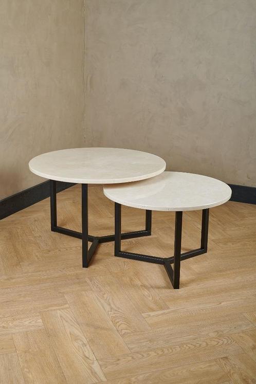 Salontafel set Marmer | diverse kleuren, Huis en Inrichting, Tafels | Salontafels, Nieuw, Minder dan 50 cm, 50 tot 100 cm, 50 tot 100 cm