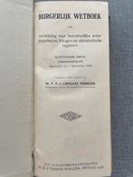 Burgerlijk Wetboek,  Bijgewerkt tot 1 september 1938, Gelezen, Ophalen of Verzenden, Nederland, Juridisch en Recht