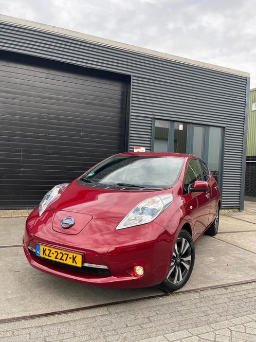 Nissan LEAF Tekna 30 kWh AUT|Clima|Cruise|NAVI|Stoelvw|Leder, Auto's, Nissan, Bedrijf, Te koop, Leaf, 360° camera, ABS, Airbags