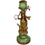 Kandelaar Luipaard en Aap van Kersten. 10x9.5x26cm, Overige materialen, 25 tot 50 cm, Nieuw, Ophalen of Verzenden