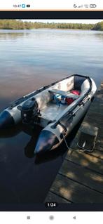 Suzuki 6pk 4takt, met rubberboot en een strandtrailer, Watersport en Boten, Ophalen, Drie personen of meer, Overige typen, Nieuw