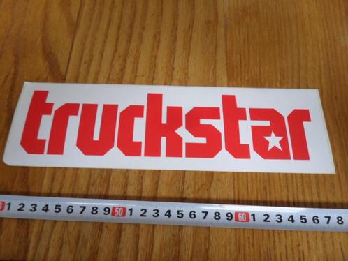 sticker logo TRUCKSTAR *, Verzamelen, Stickers, Zo goed als nieuw, Bedrijf of Vereniging, Ophalen