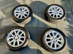 Bridgestone All Season banden op Dezent lichtmetalen velgen, Ophalen, Gebruikt, 17 inch, All Season