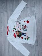 Kerst shirt meisje maat 110 lange mouwen, Ophalen of Verzenden