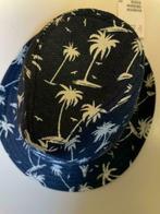 Fedora hoedje blauw nieuw crème palmboom maat 158-170 H&M, Kinderen en Baby's, Kinderkleding | Petten en Hoeden, Nieuw, Jongen
