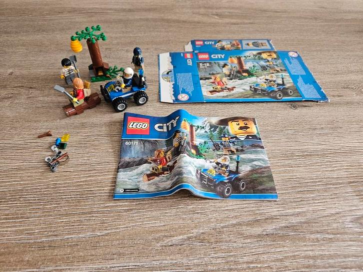 Lego City 60171 Bergachtervolging, Kinderen en Baby's, Speelgoed | Duplo en Lego, Zo goed als nieuw, Ophalen of Verzenden