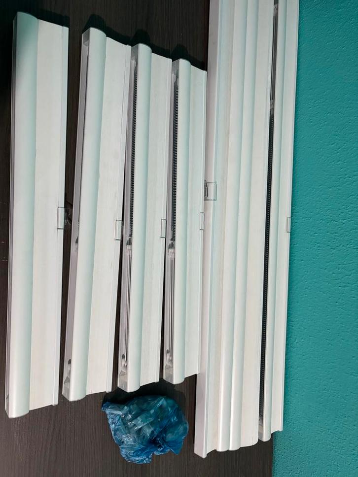 7 Plissé Gordijnen - Zoetermeer, Huis en Inrichting, Stoffering | Gordijnen en Lamellen, Zo goed als nieuw, 100 tot 150 cm, 50 tot 100 cm