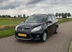 Zeer goede, fraaie en luxe Ford Grand C-Max Titanium 2013, Voorwielaandrijving, 74 €/maand, Zwart, Origineel Nederlands