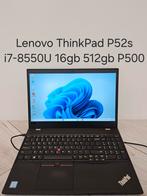 Als nieuw: Lenovo ThinkPad P52s i7-8550U 16gb 512gb P500 4gb, Qwerty, 512 GB, 4 Ghz of meer, 16 GB