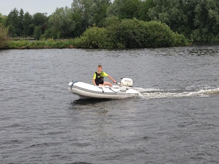 Afdekzeil op maat gemaakt voor quickzilver airdeck 270, Watersport en Boten, Bootonderdelen, Gebruikt, Ophalen