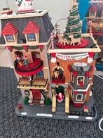 Lemax Santa's Rooftop Bash - Kersthuisje, Ophalen of Verzenden, Zo goed als nieuw