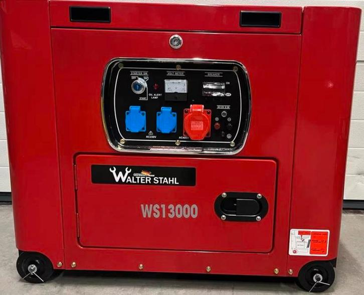 Walter Stahl 5kw stille/dichte diesel aggregaat -nu voor€849, Doe-het-zelf en Verbouw, Aggregaten, Zo goed als nieuw, Dieselolie