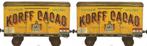 Te Koop Gevraagd: Korff Cacao Trein Blik Emaillen Bord, Verzamelen, Blikken, Ophalen of Verzenden, Gebruikt, Overige, Overige merken