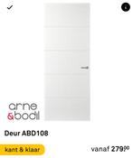 Stompe binnendeur links afgelakt 83 x 201,5, Doe-het-zelf en Verbouw, Deuren en Horren, Ophalen, 80 tot 100 cm, Binnendeur, Nieuw