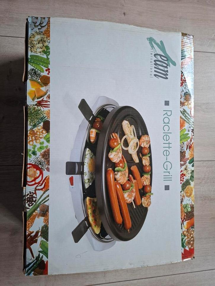 Raclette Grill - Perfect voor gezellige avonden!, Witgoed en Apparatuur, Grillplaten, Gebruikt, Ophalen