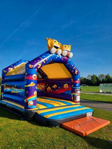 Springkussen huren unicorn dino prinses wit bruiloft feest beschikbaar voor biedingen